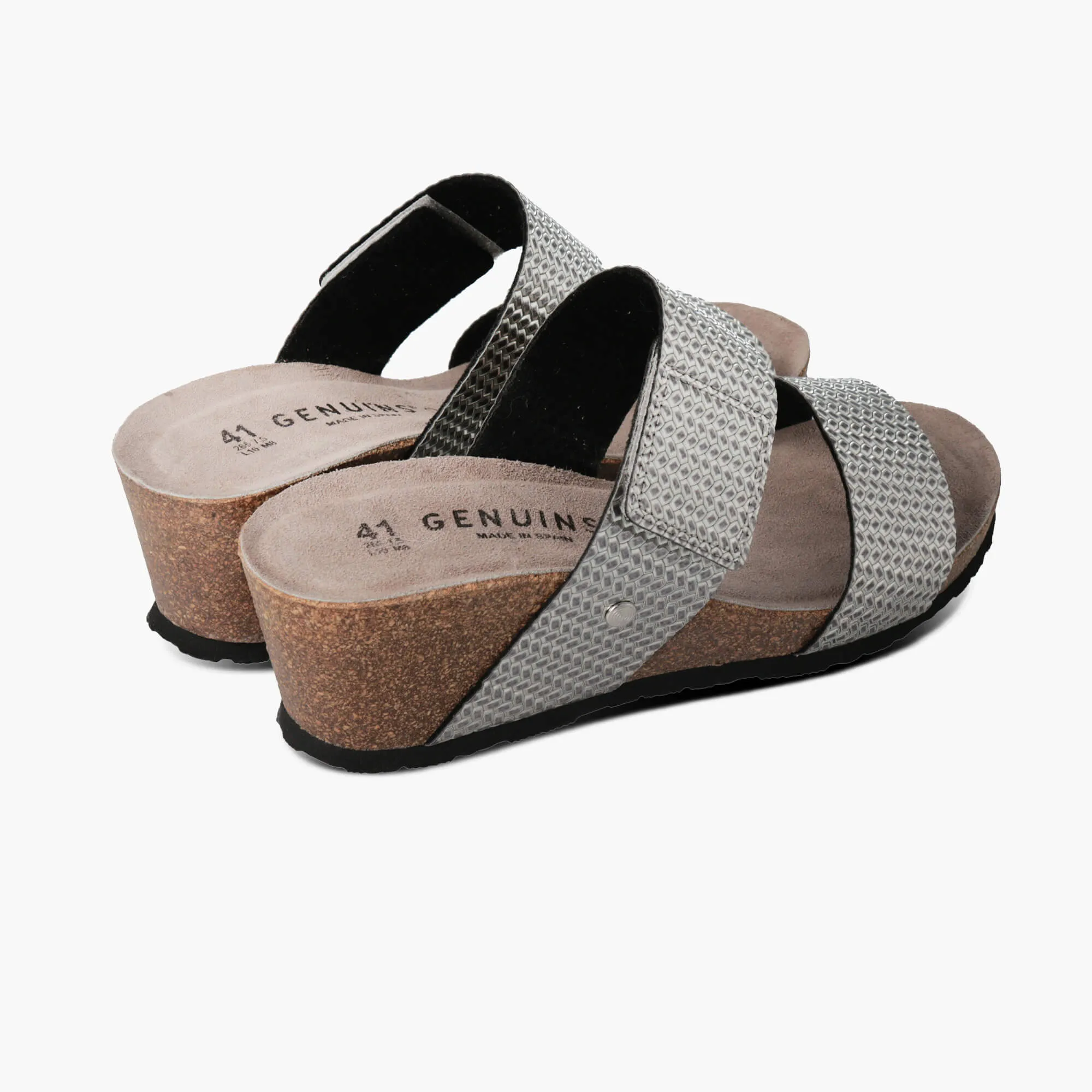 Aline Silver Sandals