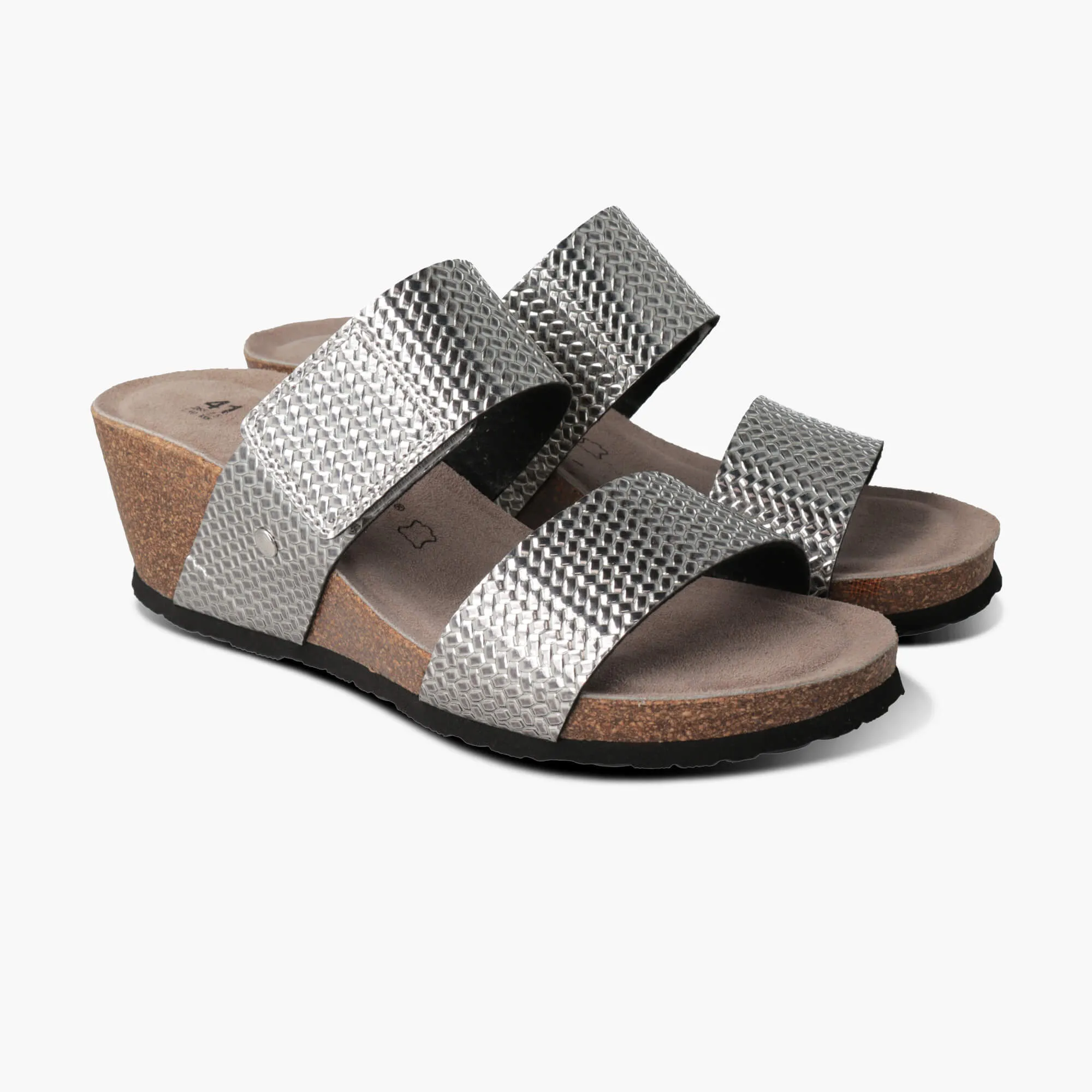 Aline Silver Sandals