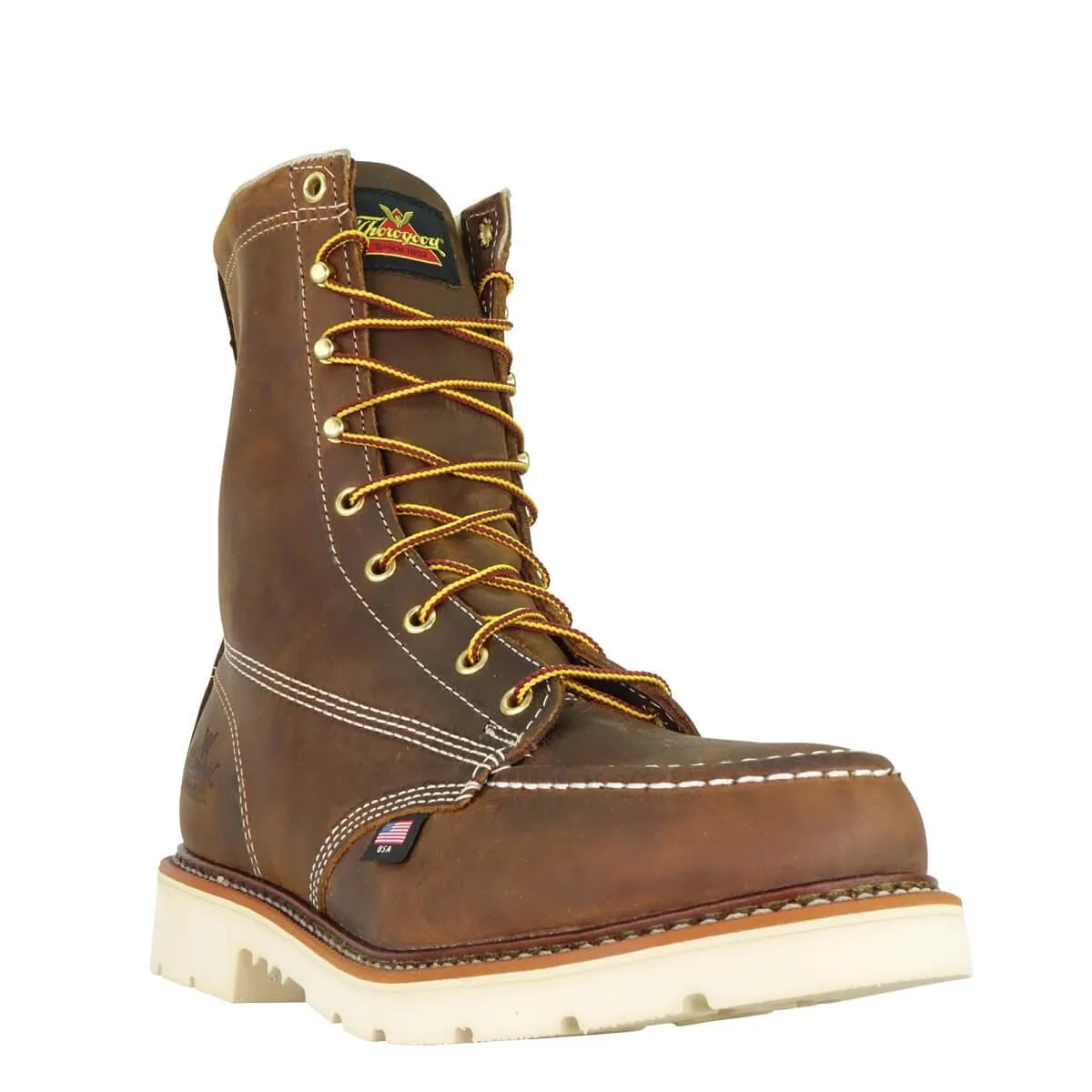 American Heritage - 8" Trail Crazyhorse - Moc Toe MAXwear 90 (Steel Toe)