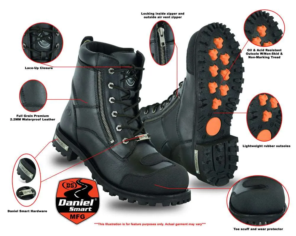 Ankle Boot - Men's Shift Lever Ankle Protection Rugged Boot - DS9741