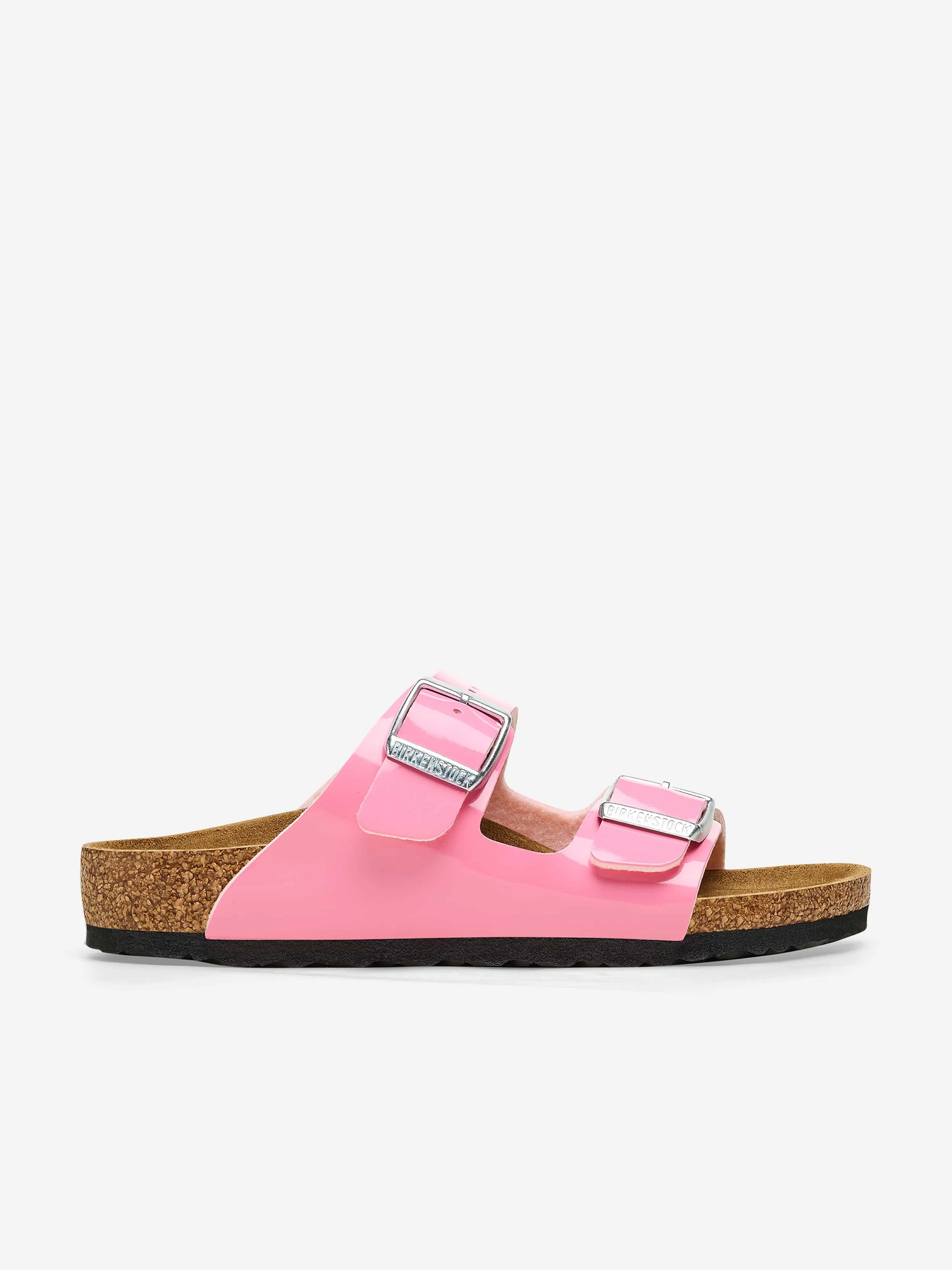 BIRKENSTOCK Girls Arizona Classic Patent Sandals in Pink