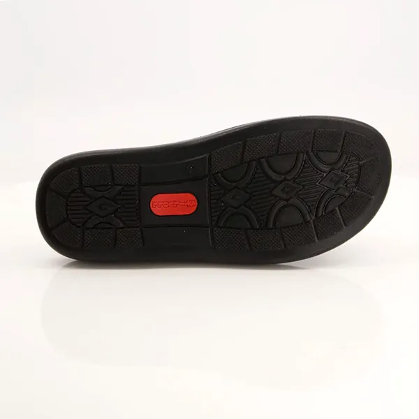 Black medicated slippers