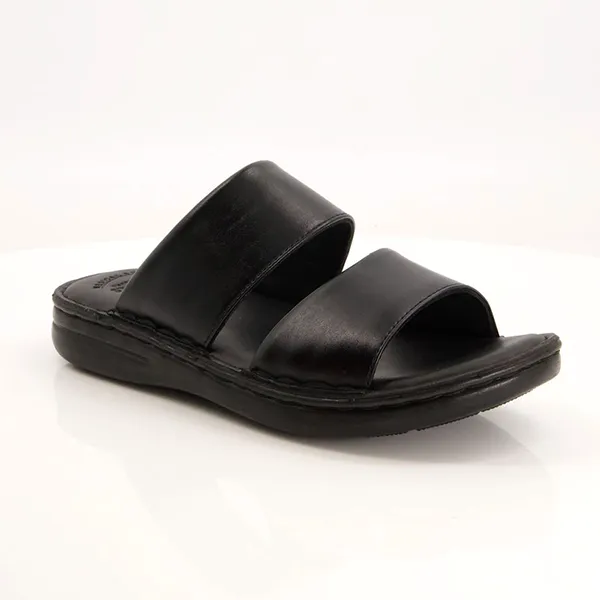 Black medicated slippers