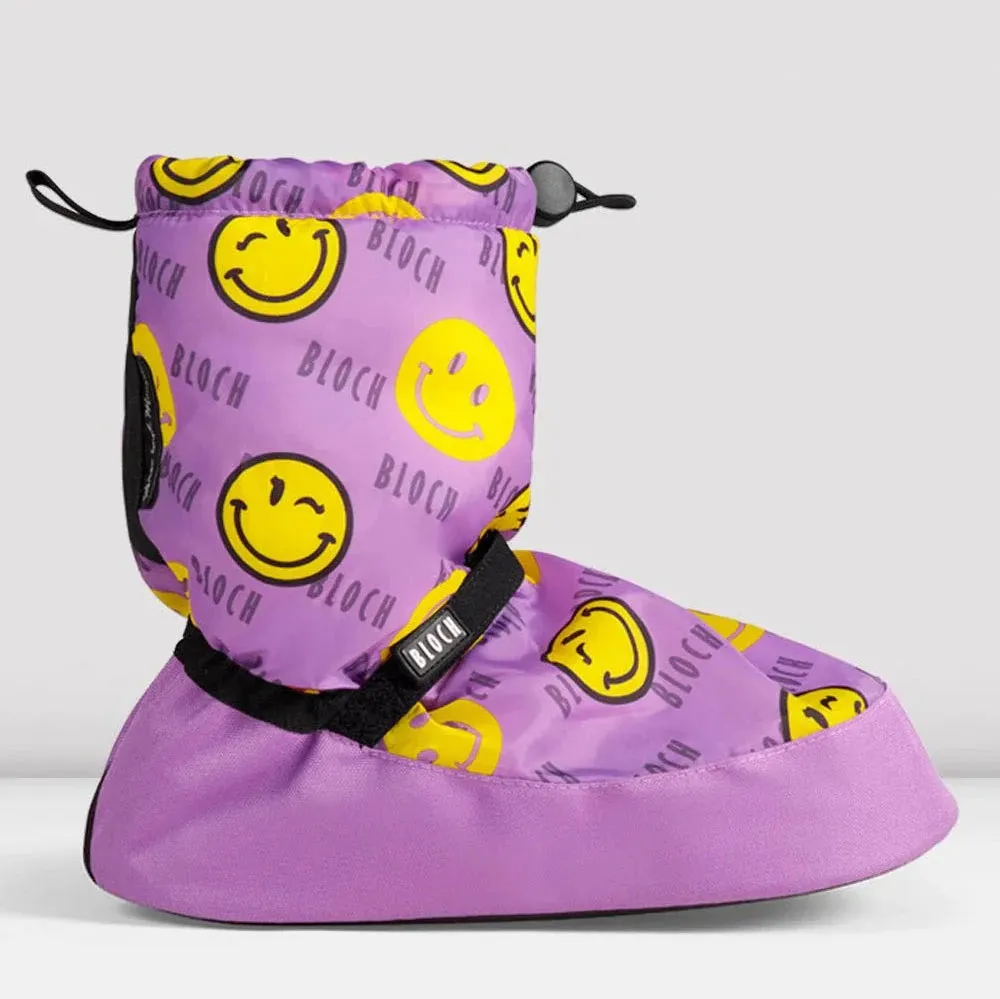 Bloch Women's Smiley Printed High Warm Up Booties