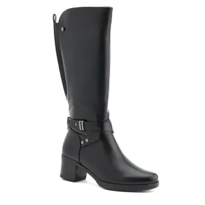 Block Heeled Long Boots  - WK40013 / 326 375