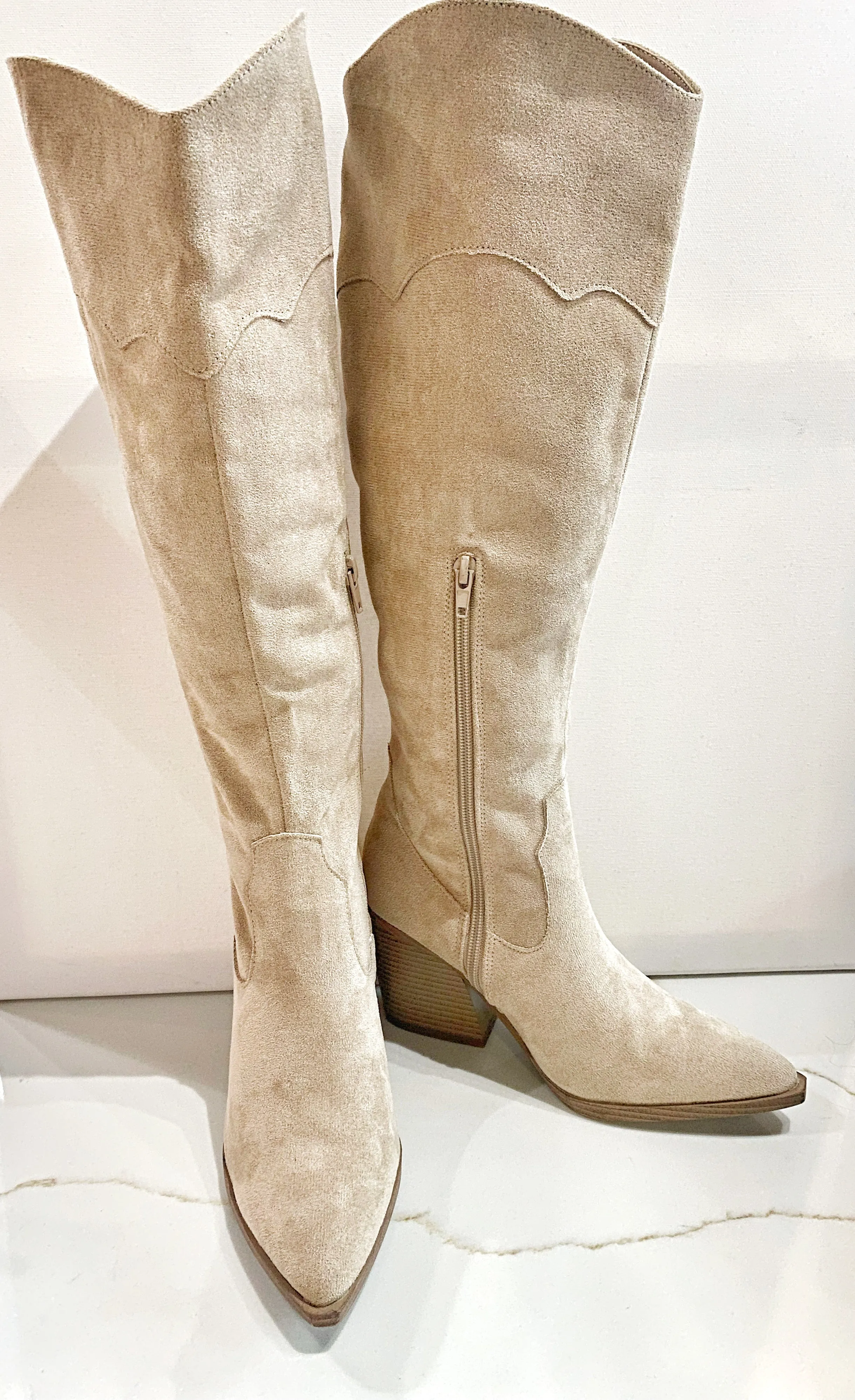 Buxton Tall Pointed Toe Boots