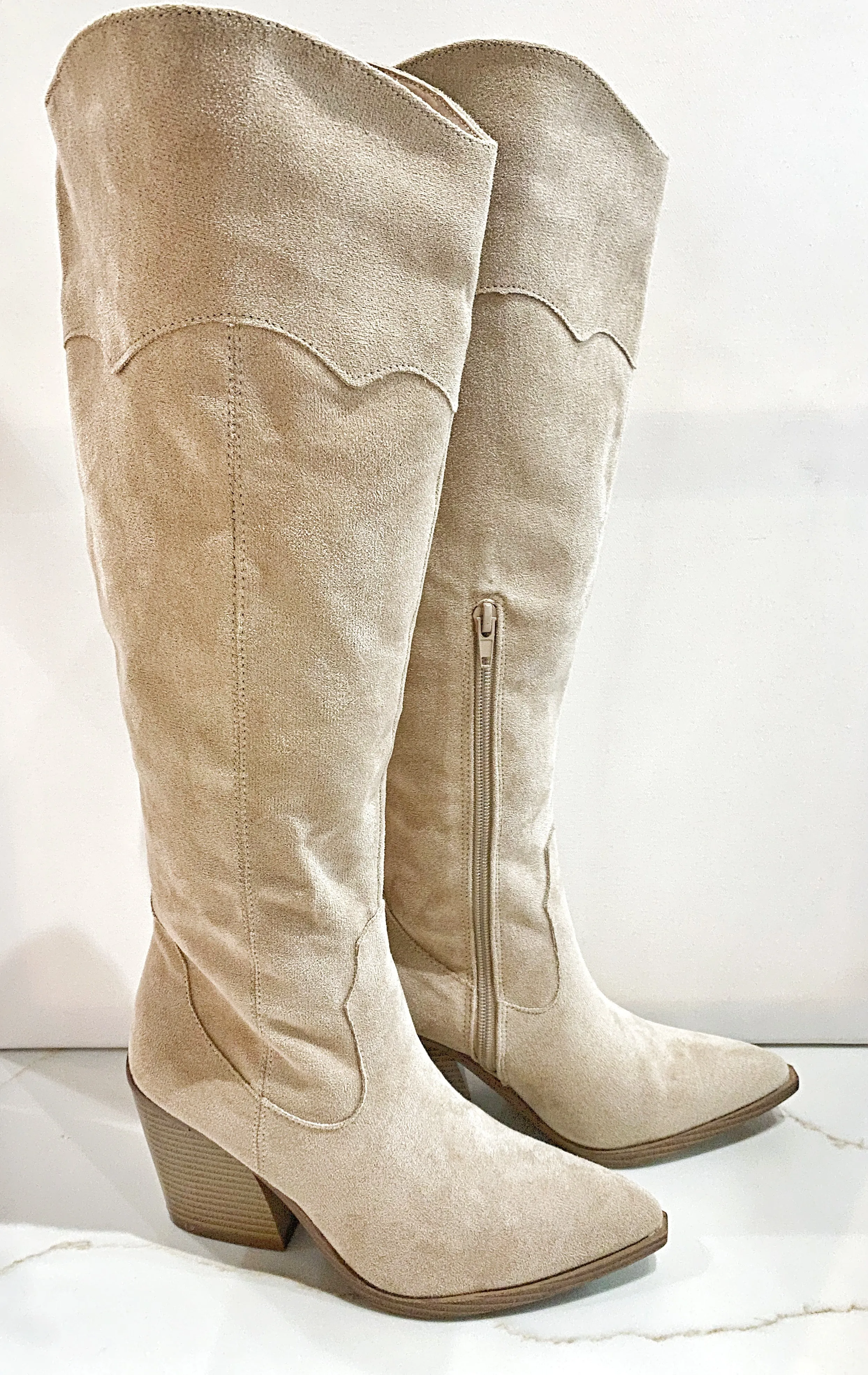 Buxton Tall Pointed Toe Boots