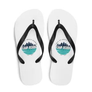 Camp Bishop Flip-Flops - Water Logo