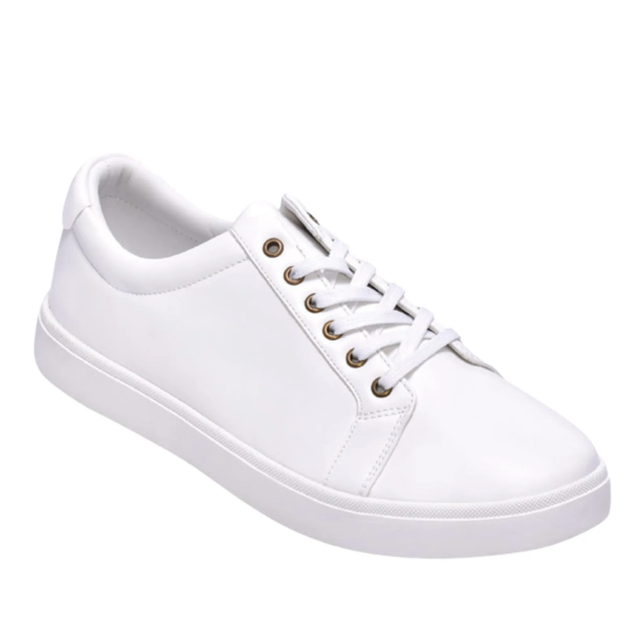 Classic White Low-Top Sneakers Versatile – Prom & Professional