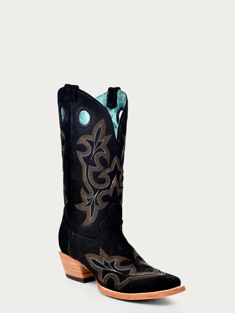 Corral Women's Suede Western Boots - Square Toe A4476