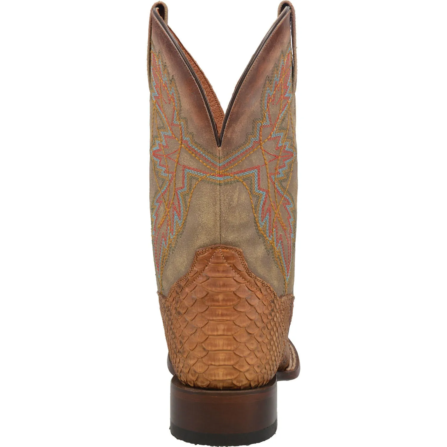 Dan Post DP3996 11" Dry Gulch Cognac Python Wide Square Toe Boot SALE BOOT