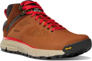 Danner Men's Trail 2650 Mid GTX Brown/Red Hiking Shoes 61249