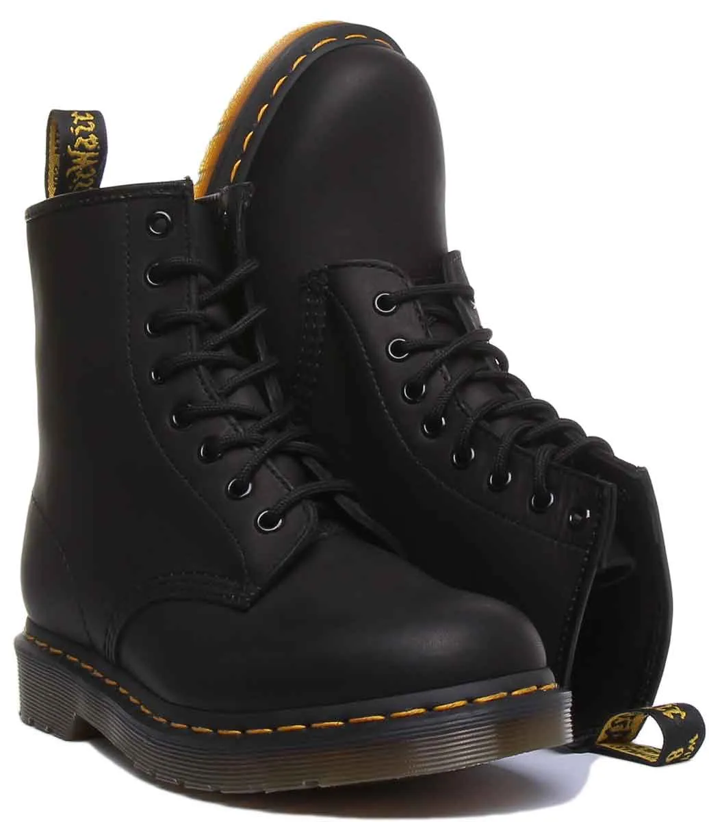 Dr Martens 1460 Greasy In Black