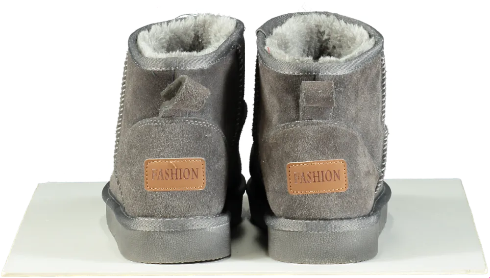 Fashion Grey Suede Ugg Boots UK 11