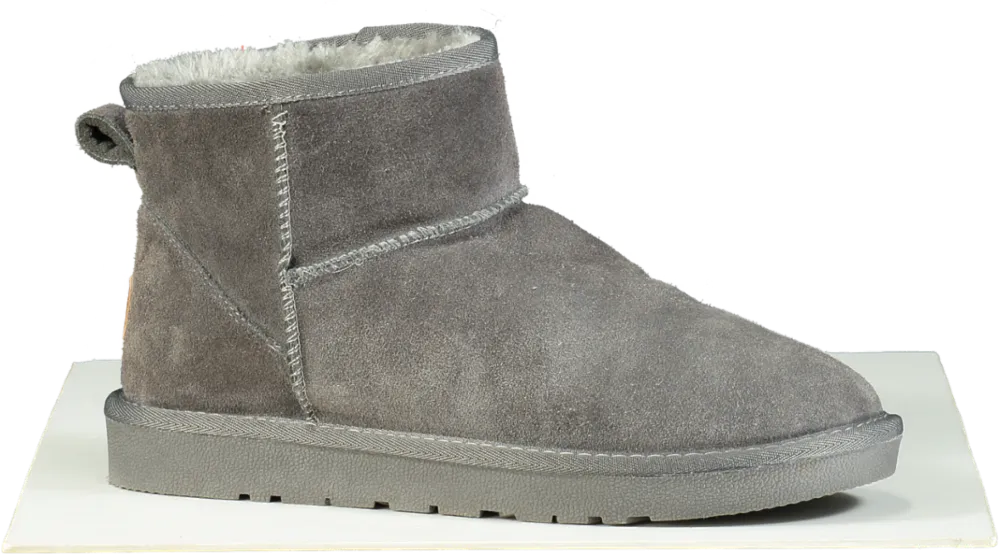 Fashion Grey Suede Ugg Boots UK 11