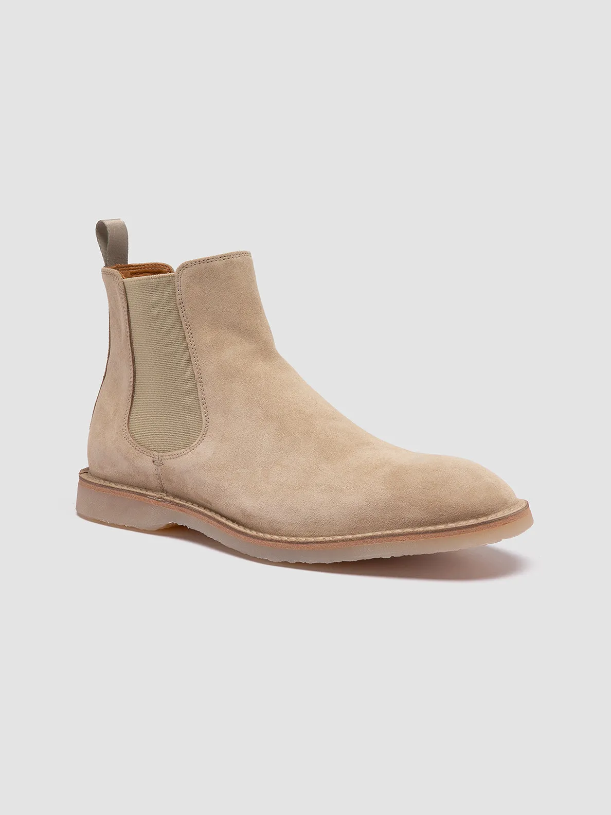 FLEXUS 006 - Beige Suede Chelsea Boots