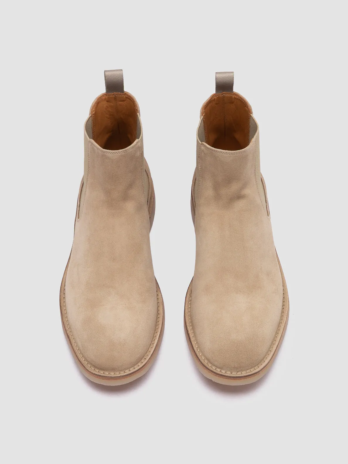 FLEXUS 006 - Beige Suede Chelsea Boots