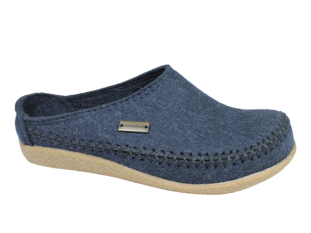 Haflinger Clogs Blizzard Credo Kapitan Blue