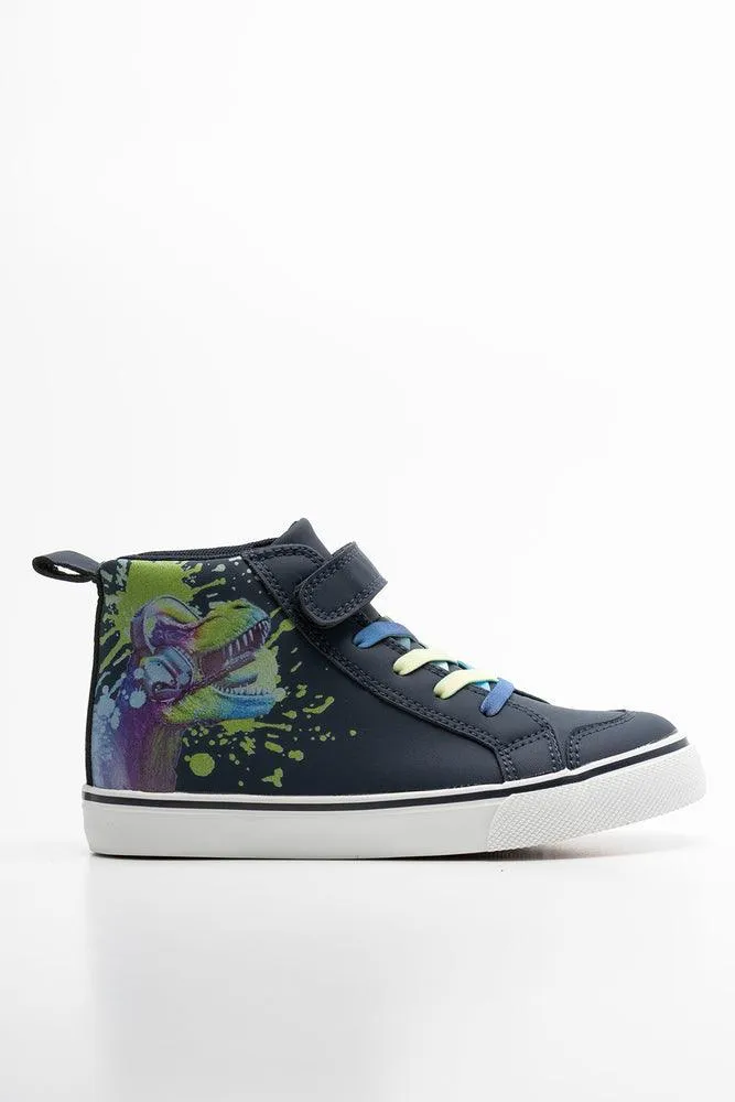 High Top Sneaker Navy