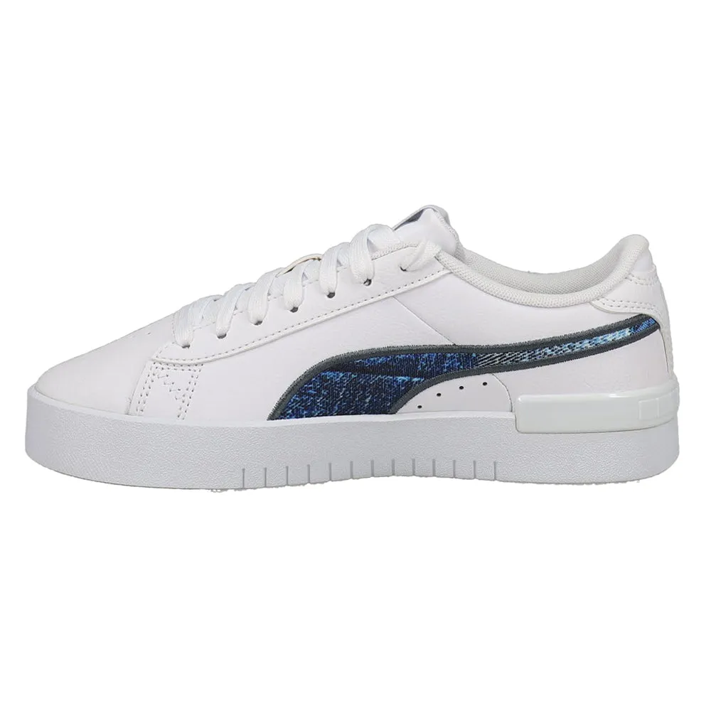 Jada Denim Lace Up Sneakers