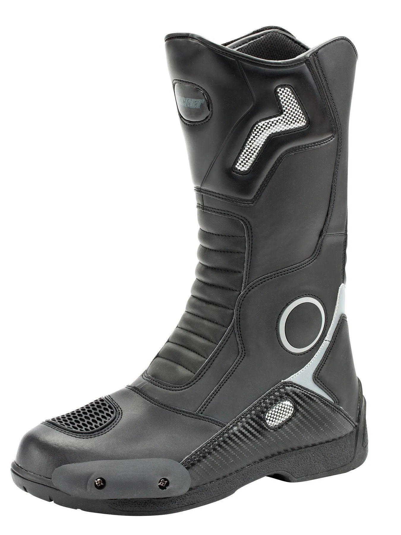 Joe Rocket 'Ballistic Touring' Men's Black Leather Motorcycle Boot