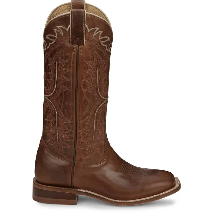 Justin Women's Stella Western Boot in Tan