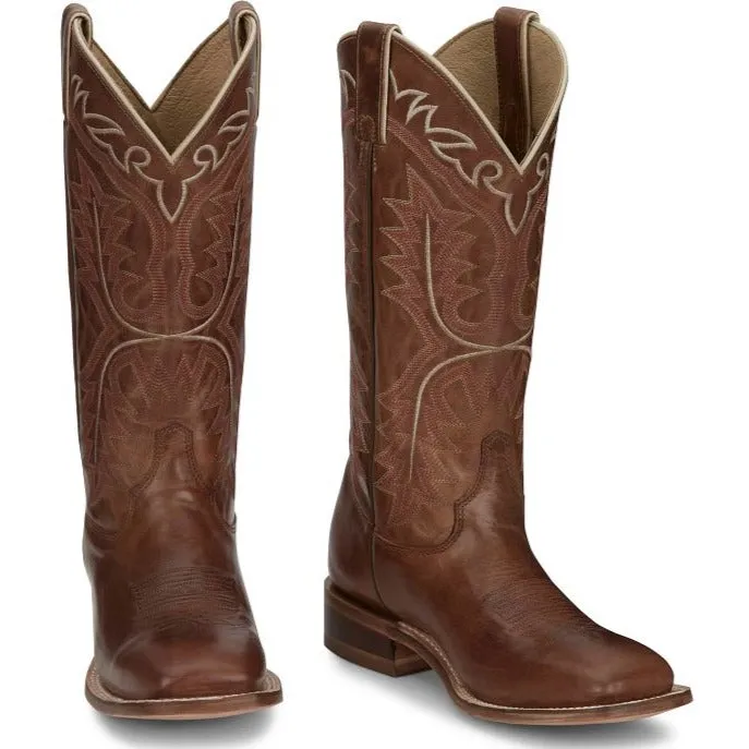 Justin Women's Stella Western Boot in Tan