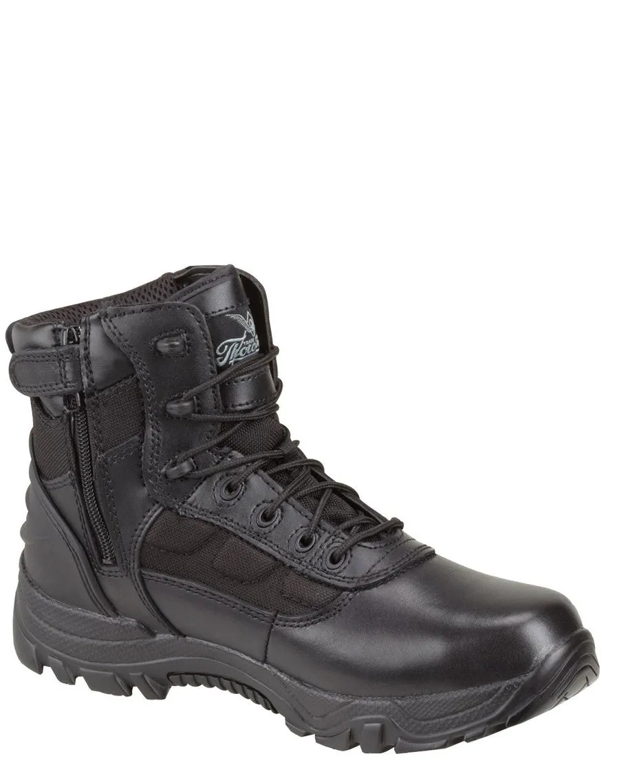 Mens 6" Side Zip Lace-Up Boots