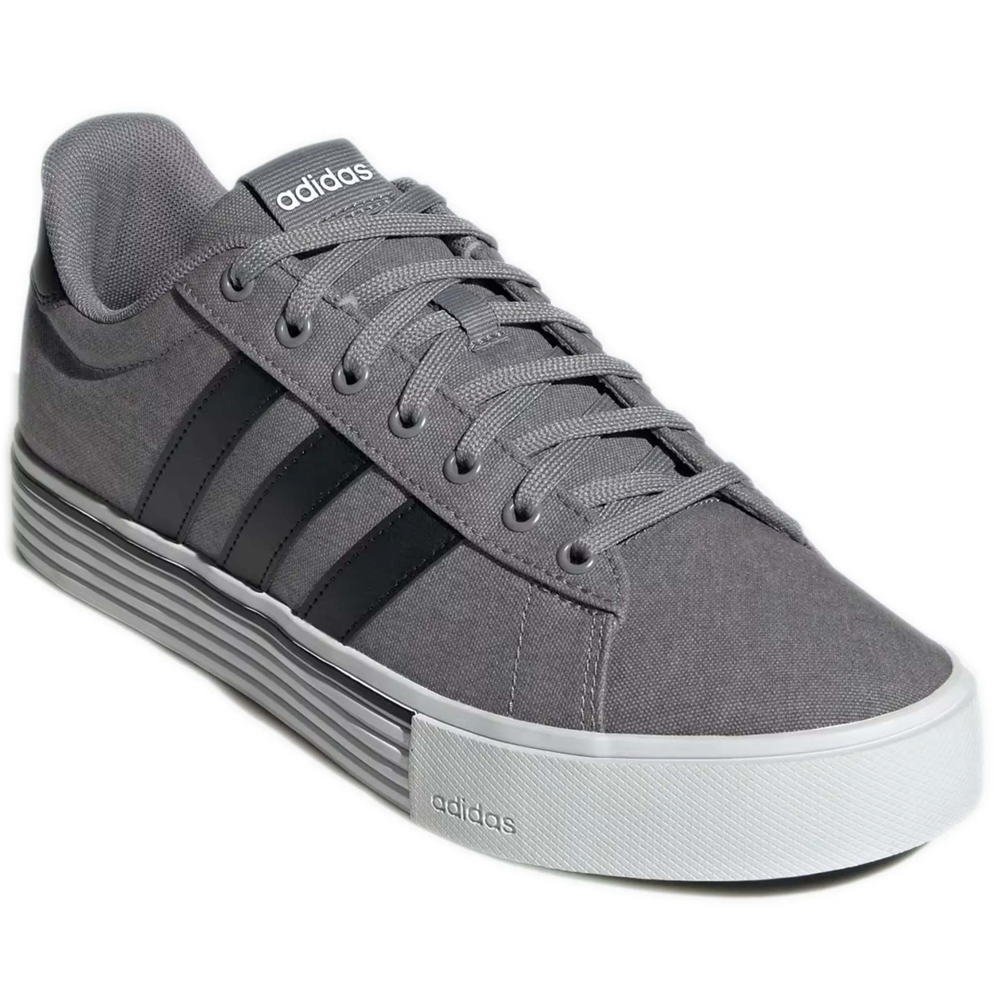 Men's Adidas Daily 4.0 Shoes - Grey / Core Black / Cloud White