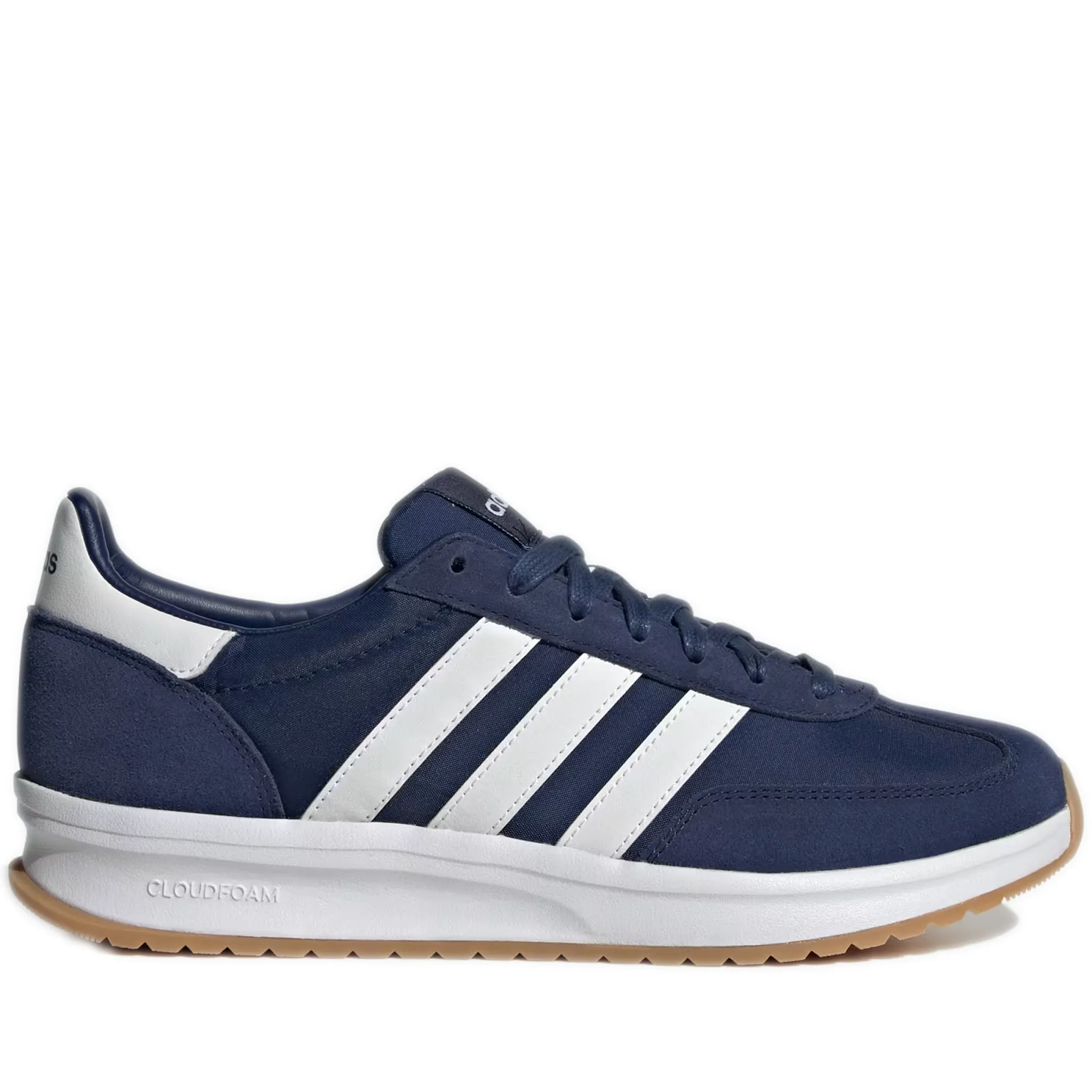 Men's Adidas Run 72 Shoes - Dark Blue / Cloud White / Cloud White