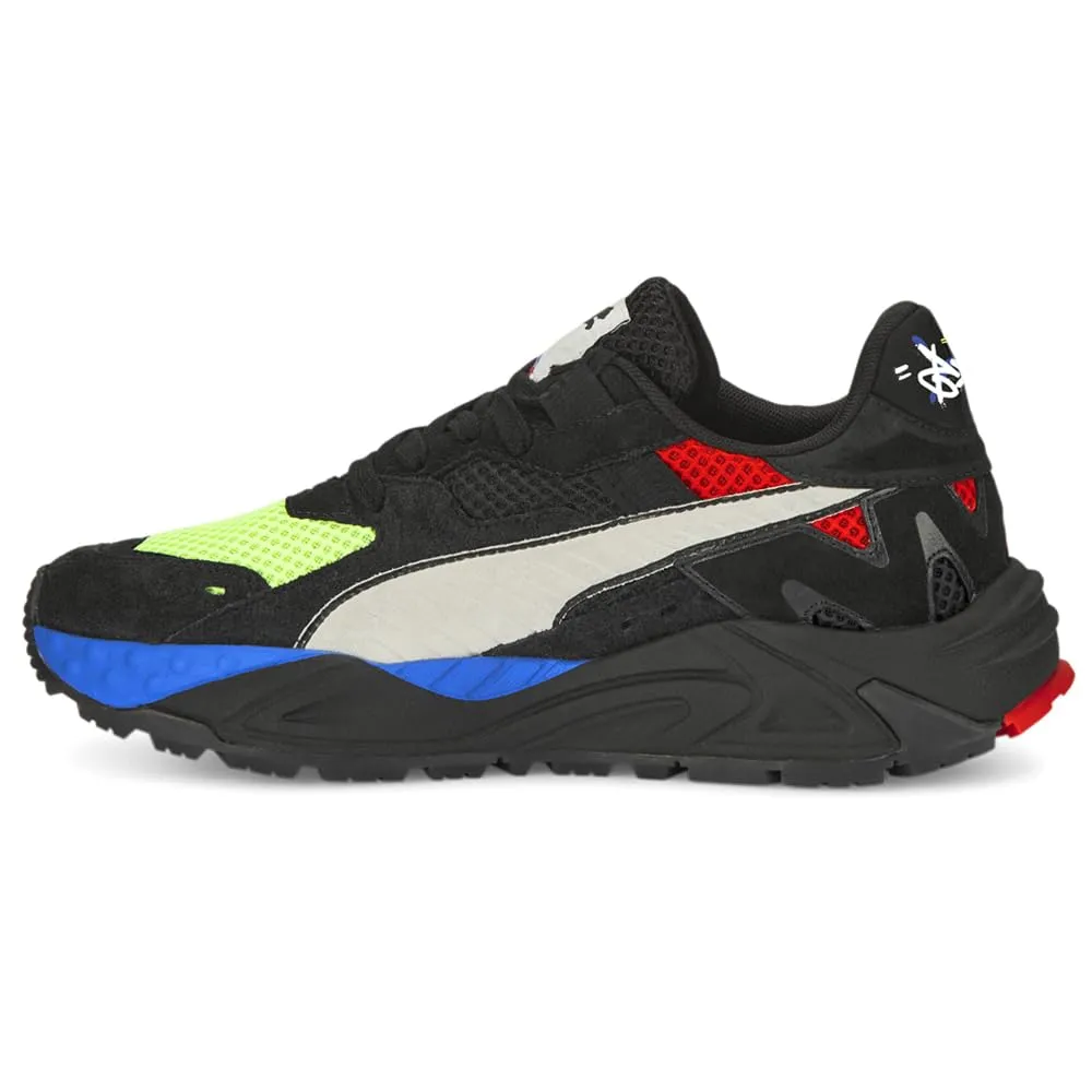 Men's Shoes PUMA RS-TRCK X NFS Lace Up Sneakers 30769101 BLACK / WHITE