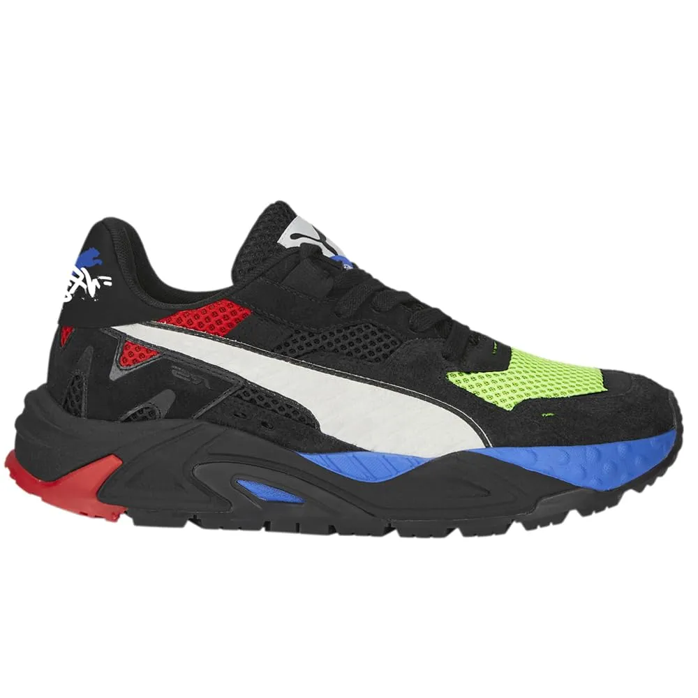 Men's Shoes PUMA RS-TRCK X NFS Lace Up Sneakers 30769101 BLACK / WHITE