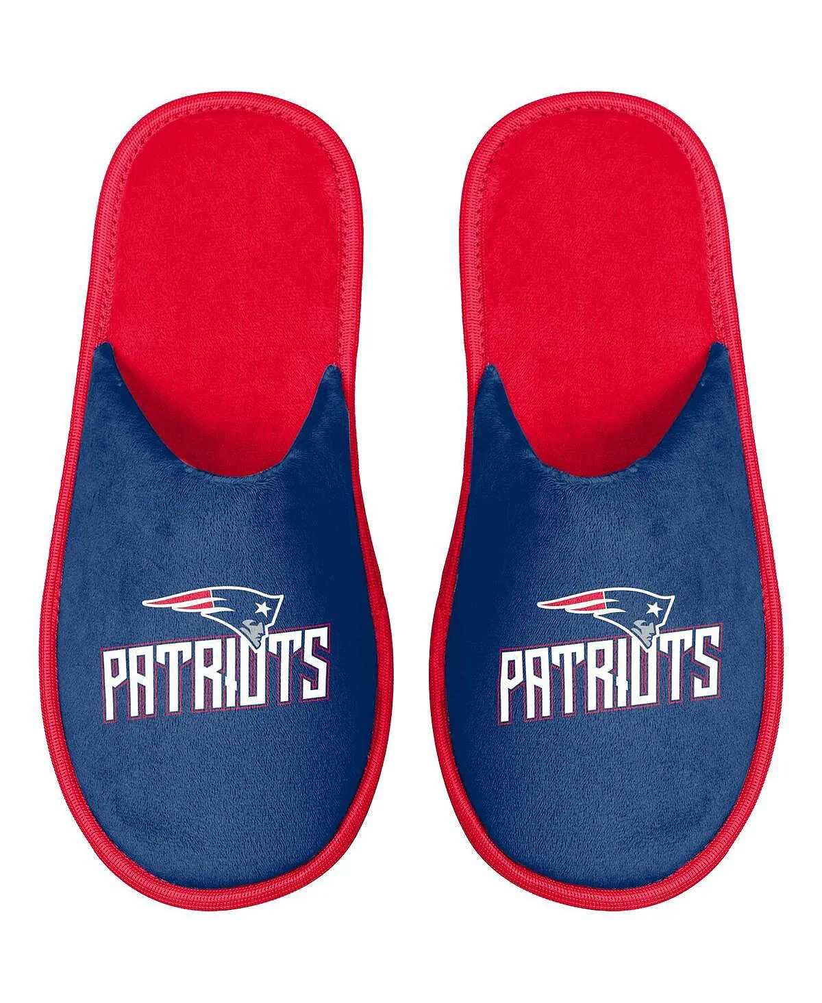 Men's slippers new england patriots scuff slide FOCO, blue