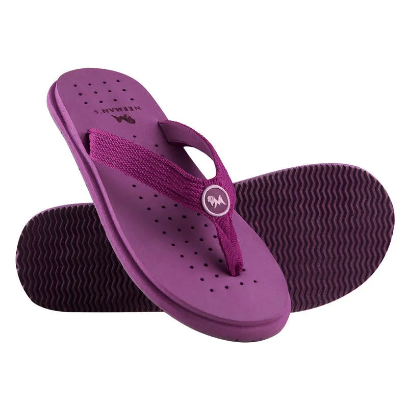 Neeman's Eco Flip Flops for Men & Women | Purple