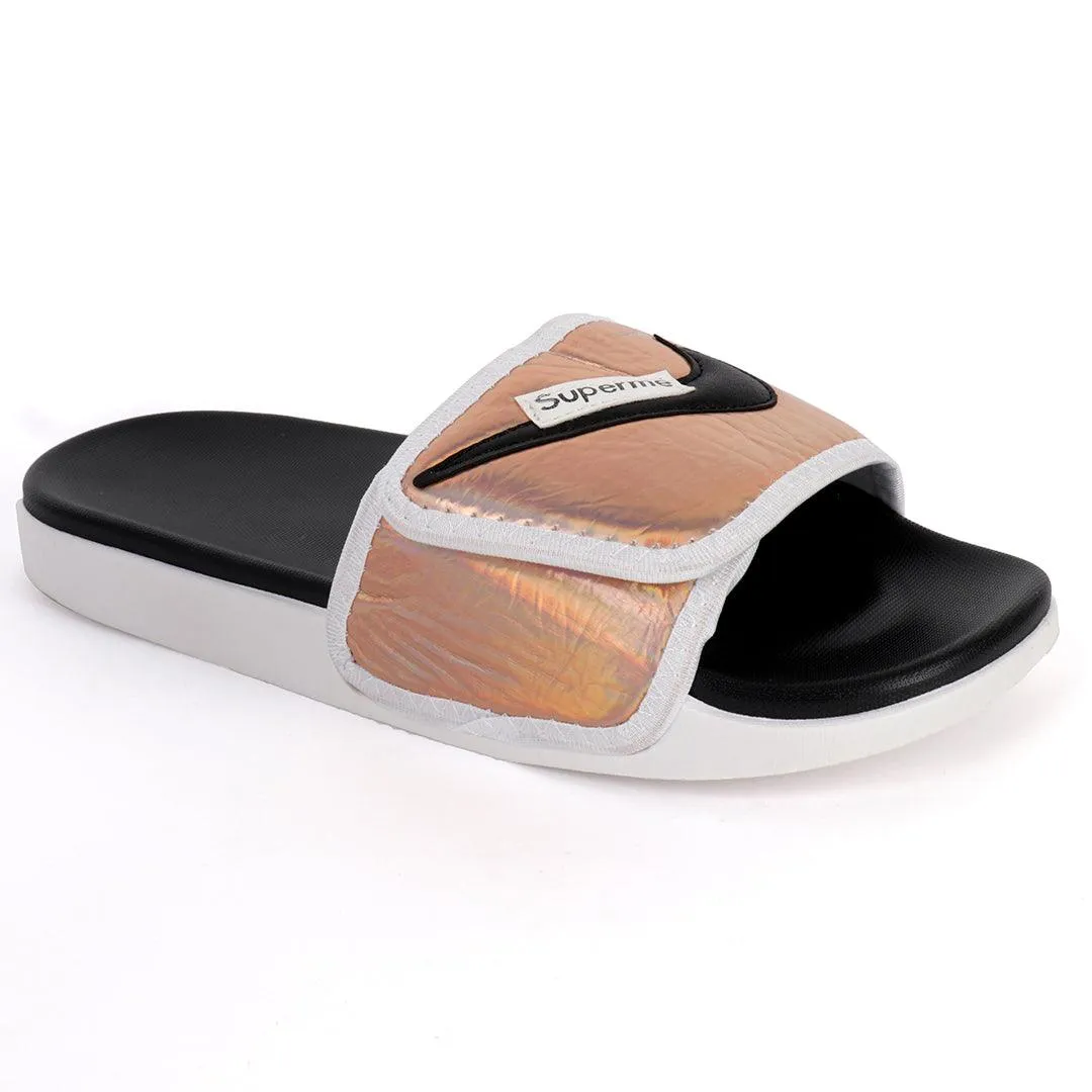 NK Swooch Supreme Gold Men's Slide