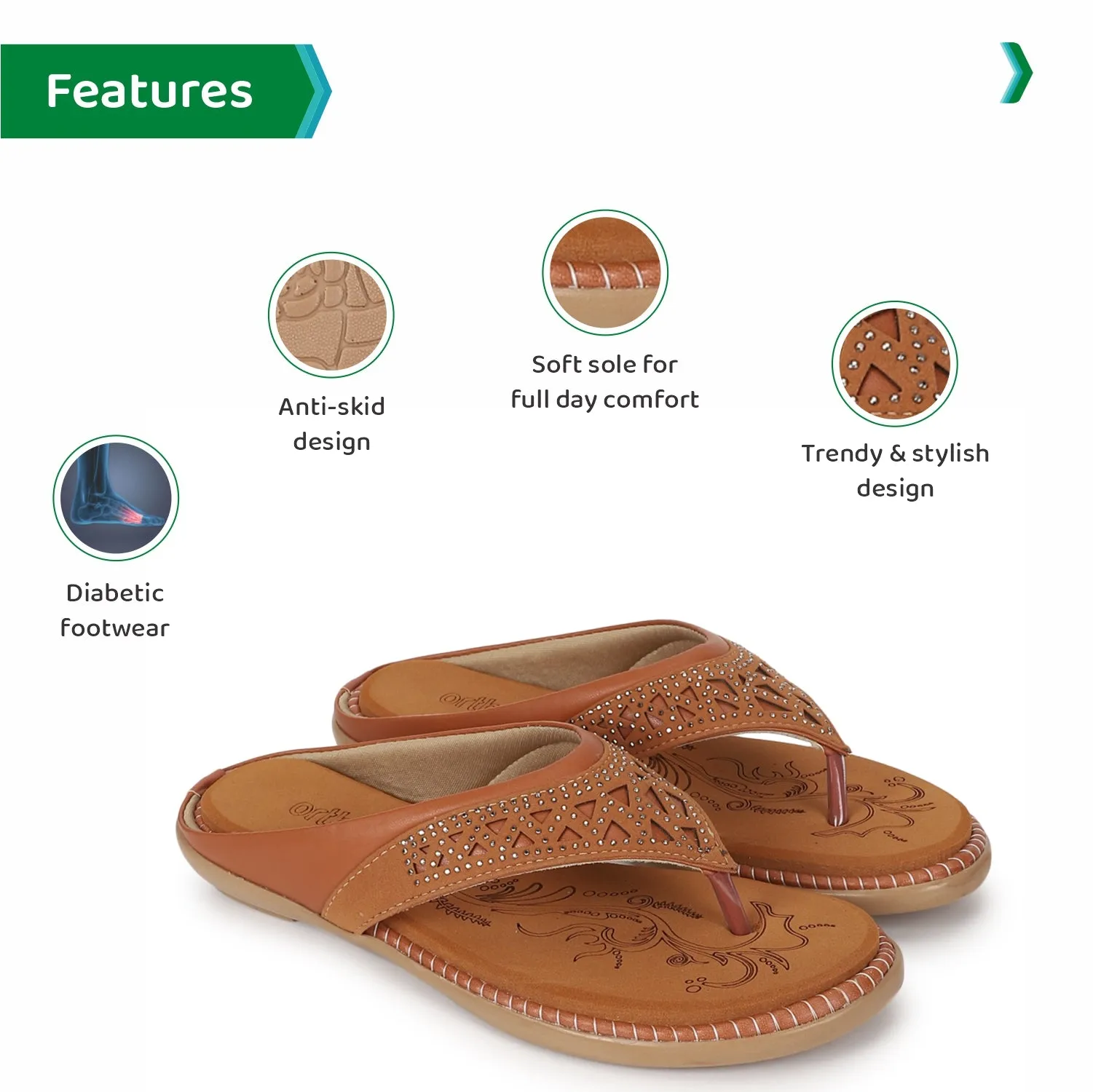 ORTHO JOY doctor Slipper | Comfortable slippers For Women