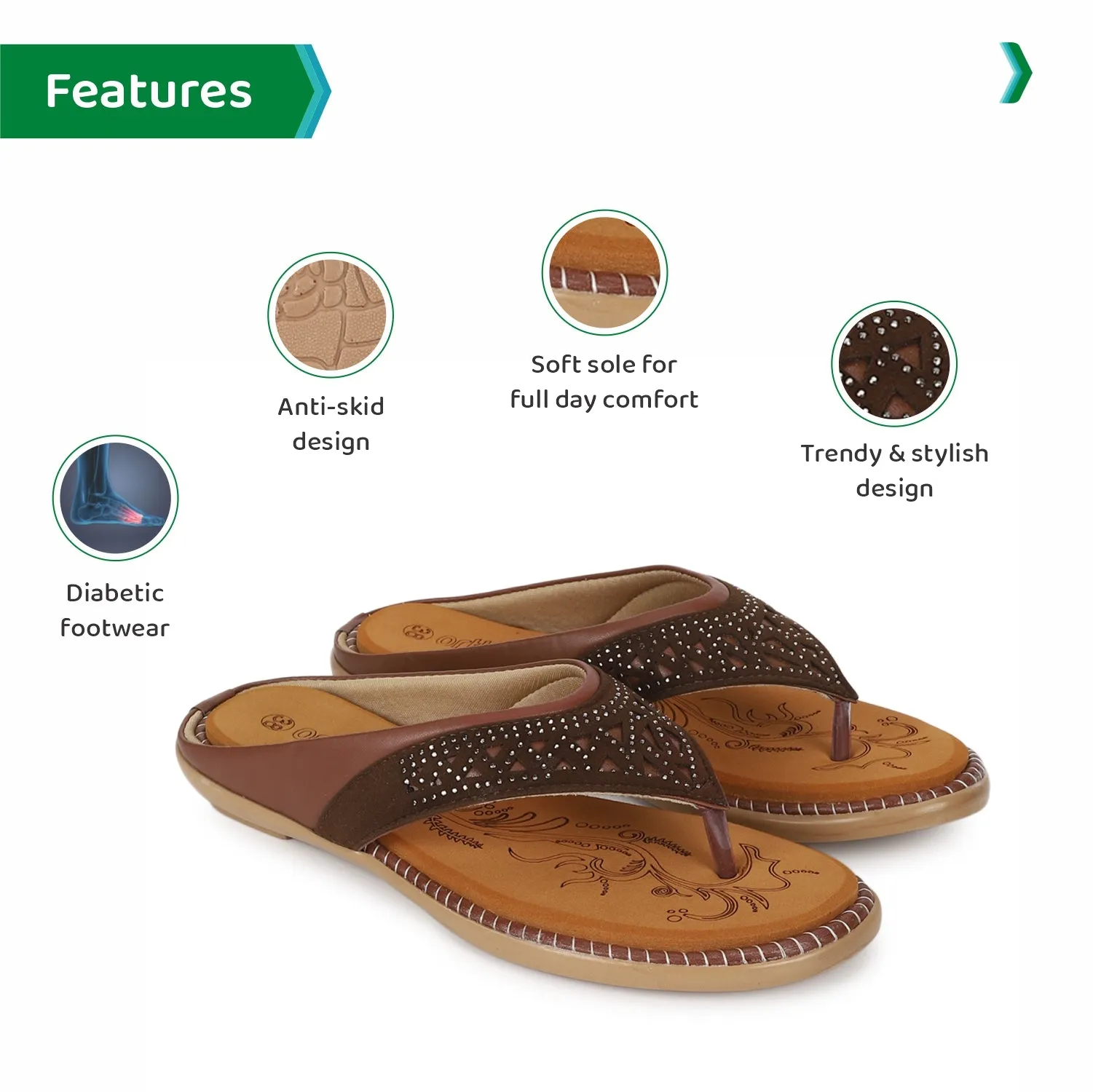 ORTHO JOY doctor Slipper | Comfortable slippers For Women