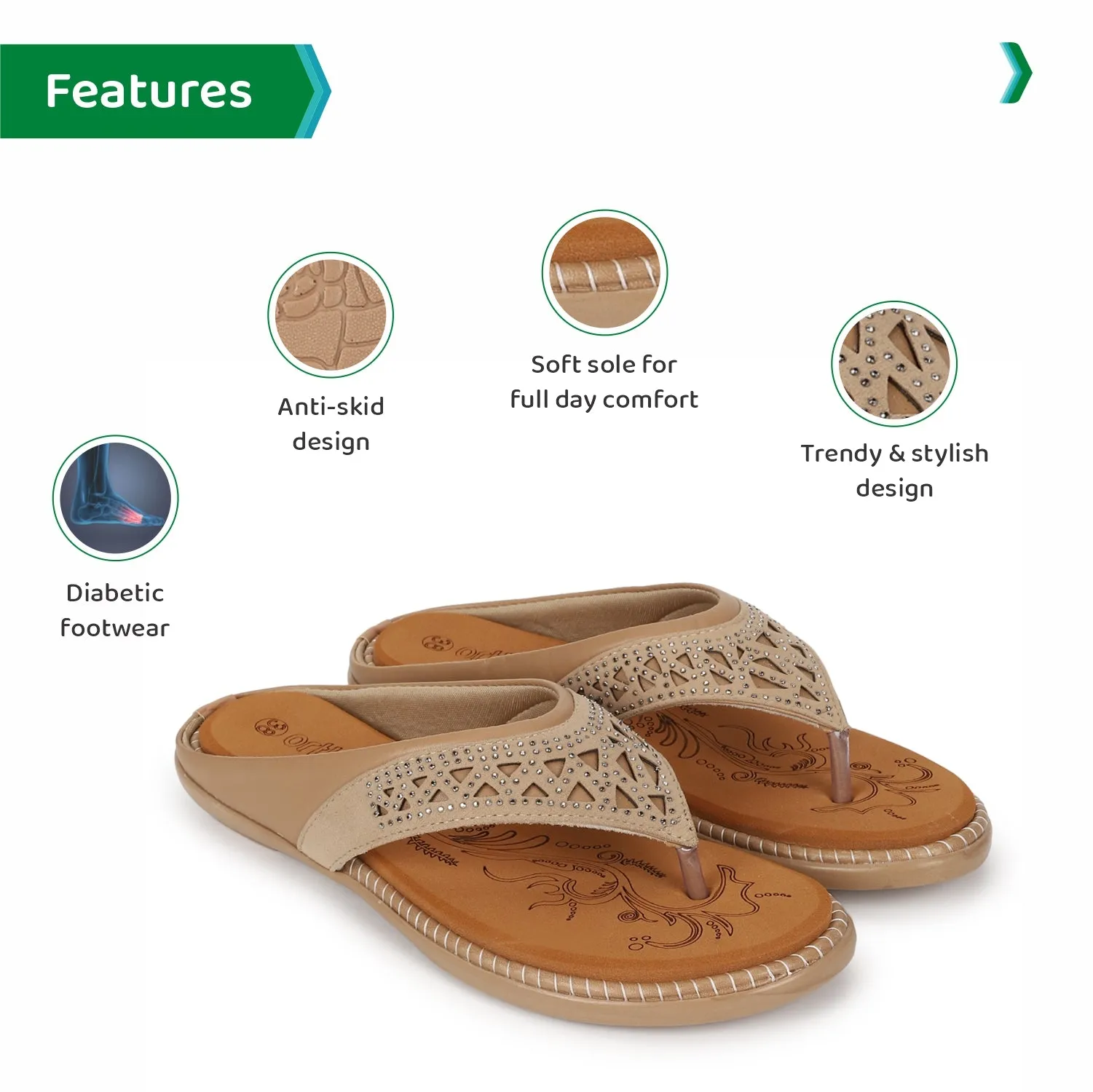 ORTHO JOY doctor Slipper | Comfortable slippers For Women