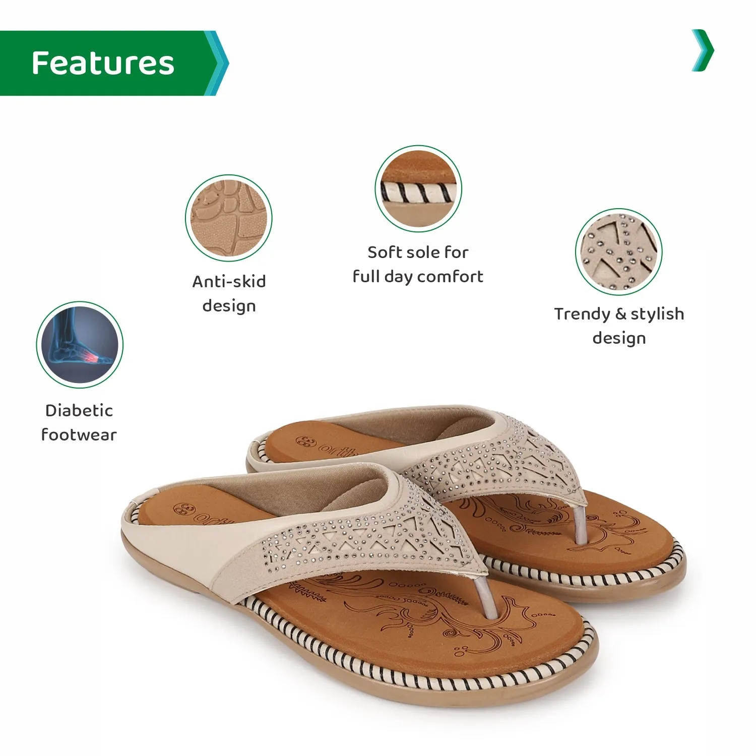 ORTHO JOY doctor Slipper | Comfortable slippers For Women