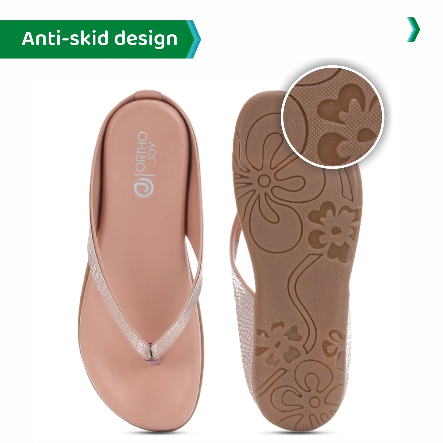 ORTHO JOY Fancy doctor Comfortable Flat sandals stylish