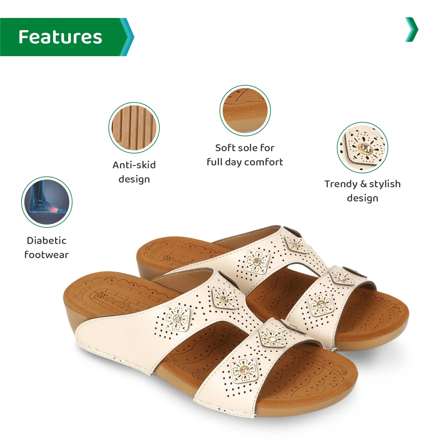 ORTHO JOY Fancy doctor Slipper | Comfortable slippers