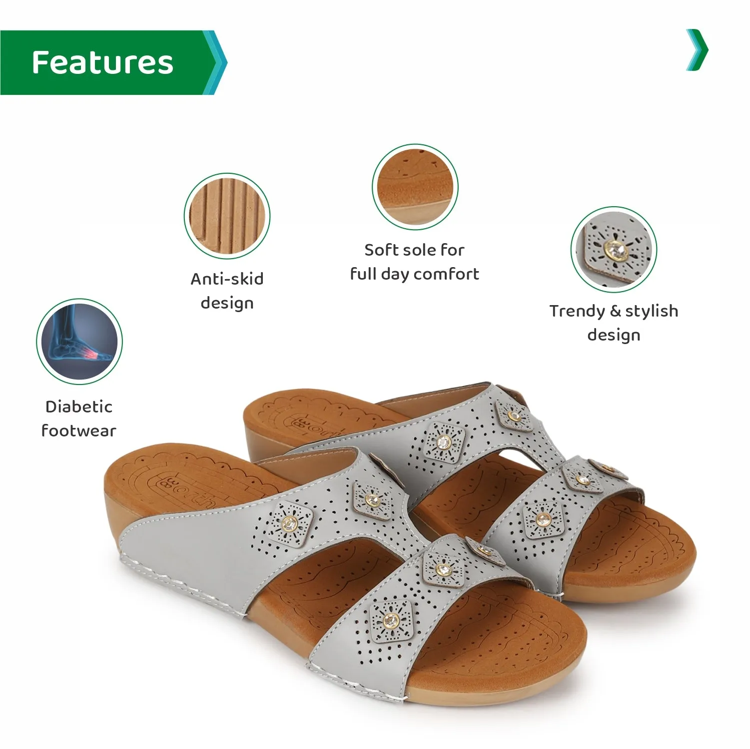 ORTHO JOY Fancy doctor Slipper | Comfortable slippers