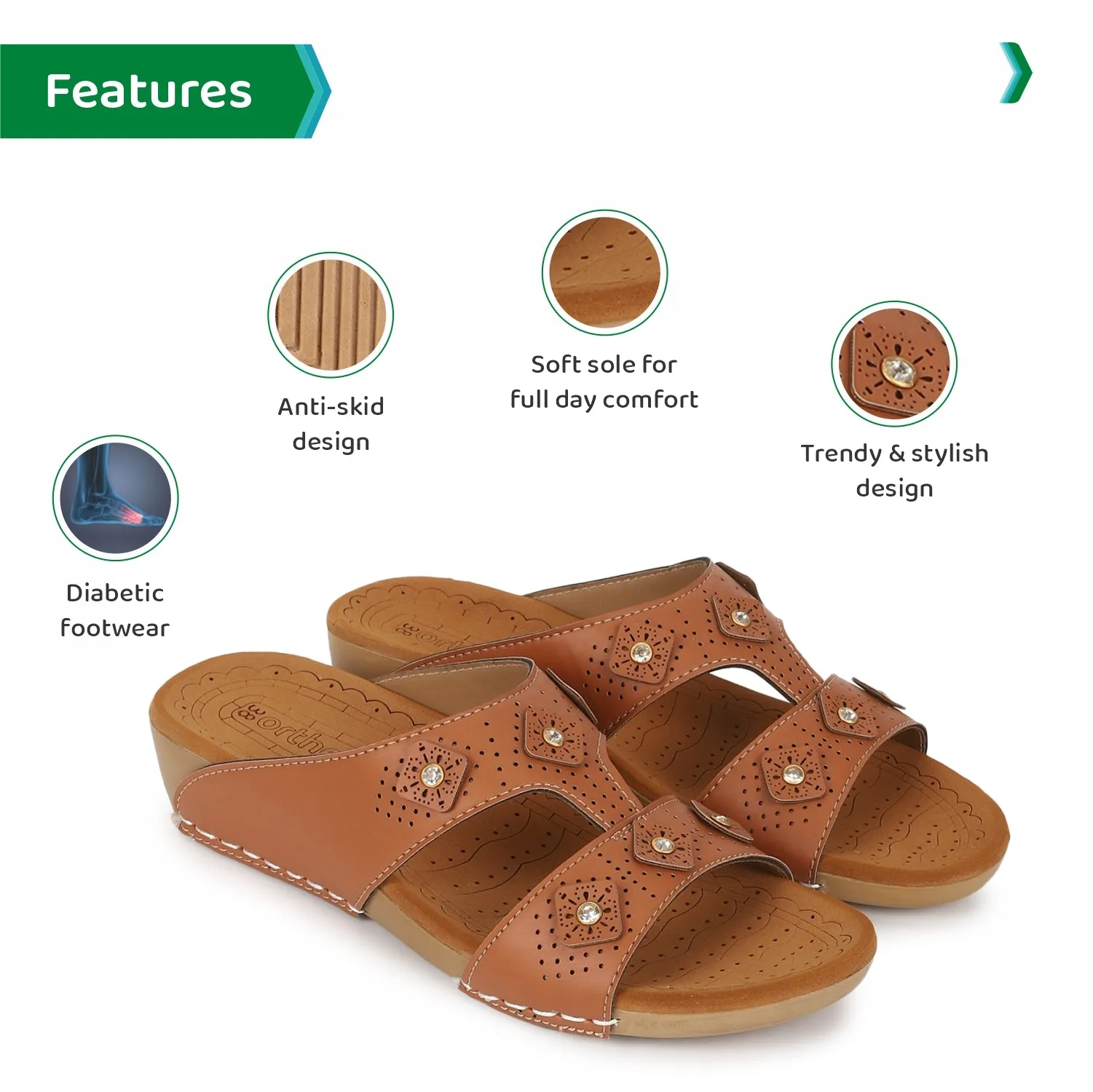 ORTHO JOY Fancy doctor Slipper | Comfortable slippers