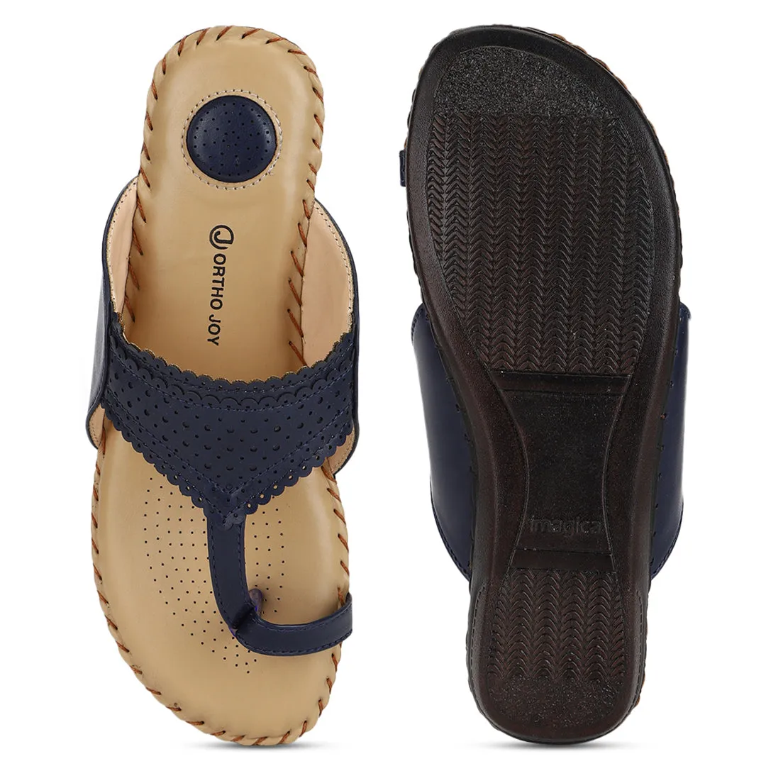 ORTHO JOY Soft Fancy Footwear Comfortable Chappal for women