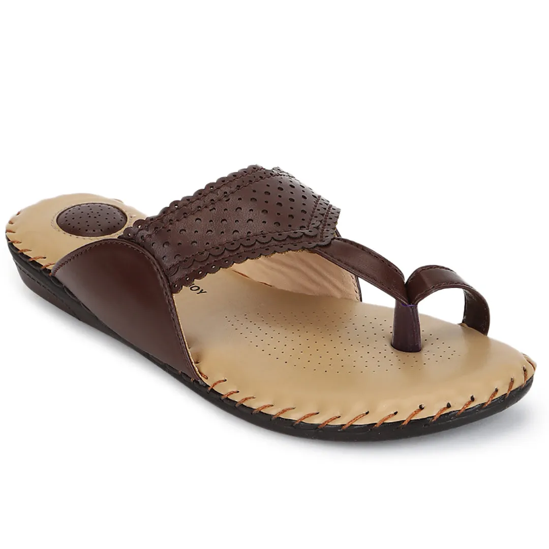 ORTHO JOY Soft Fancy Footwear Comfortable Chappal for women