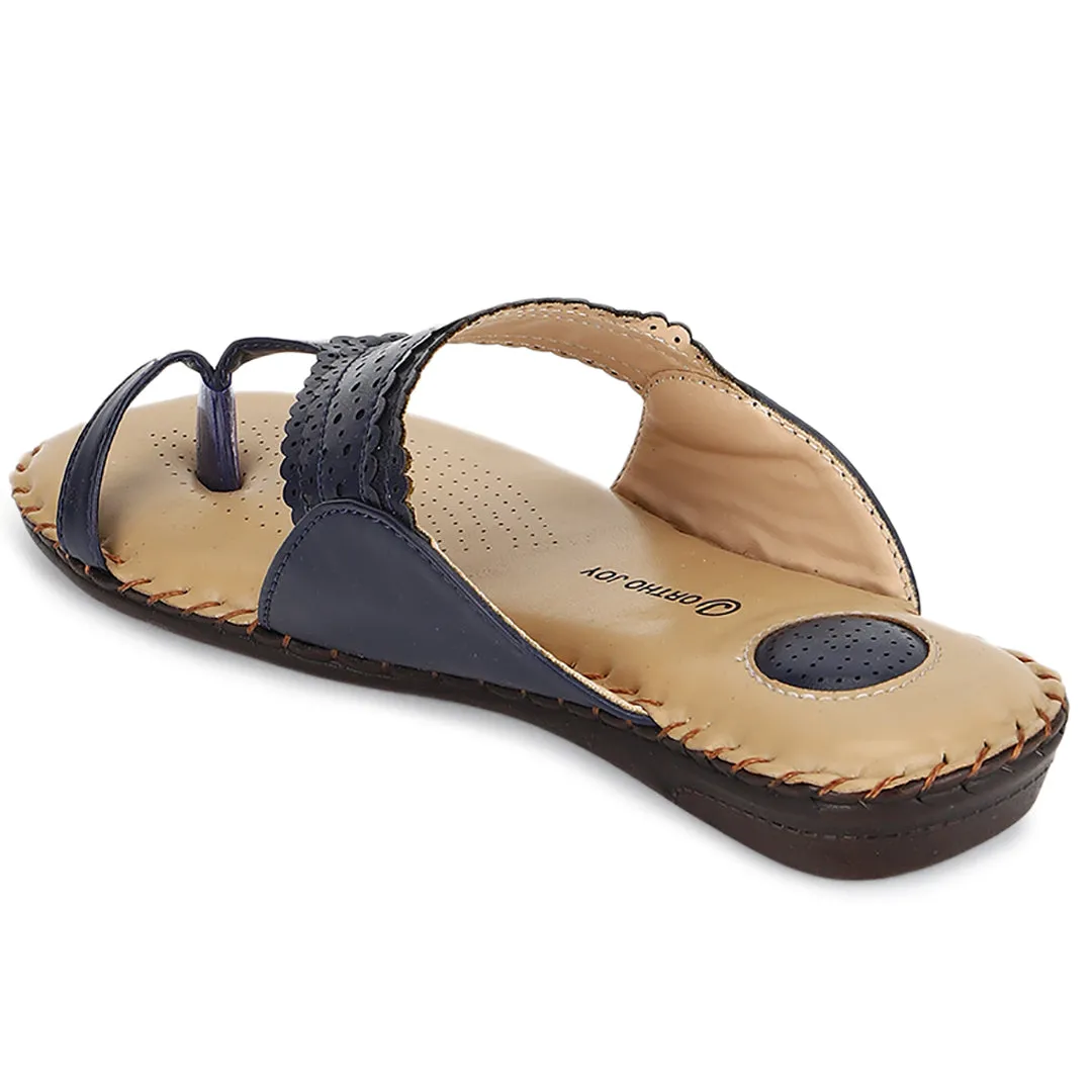 ORTHO JOY Soft Fancy Footwear Comfortable Chappal for women