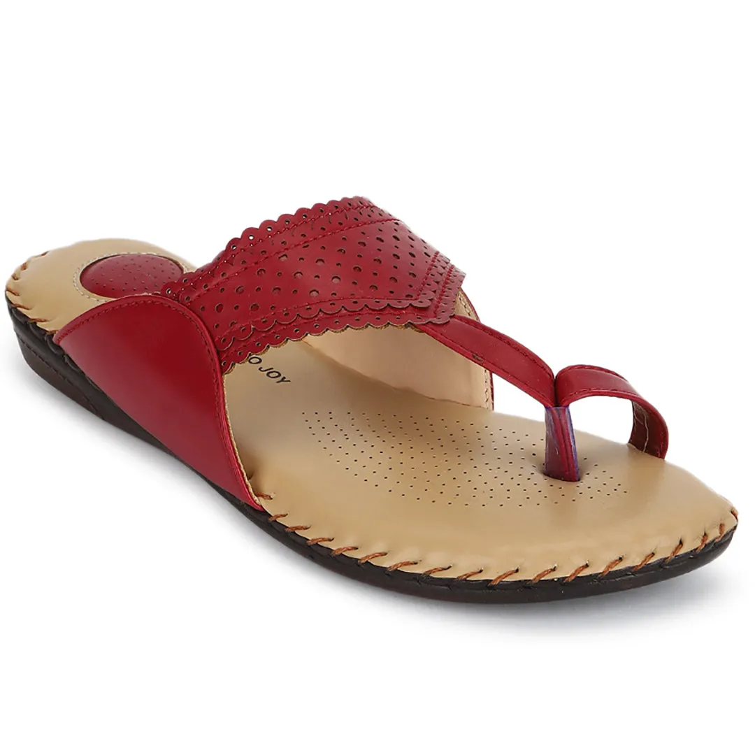 ORTHO JOY Soft Fancy Footwear Comfortable Chappal for women