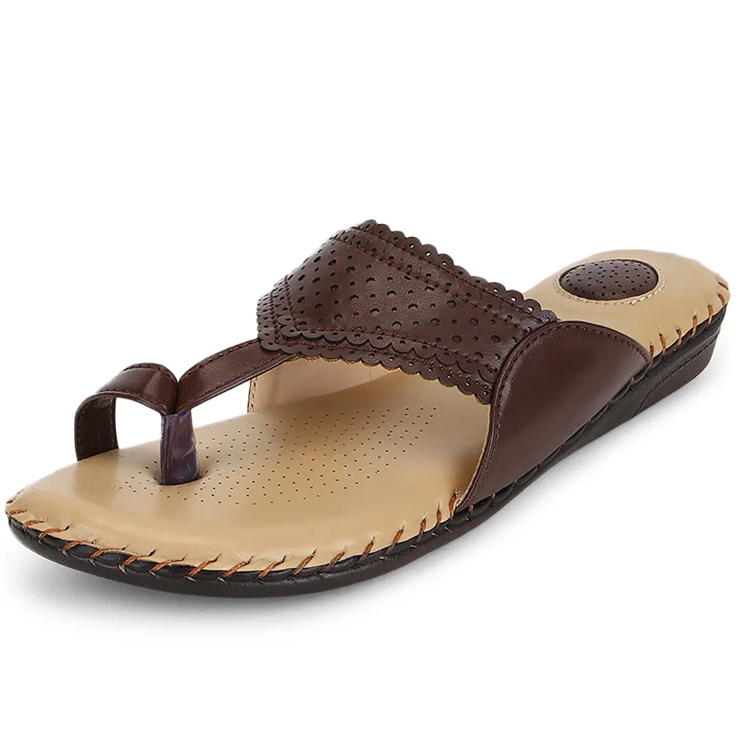 ORTHO JOY Soft Fancy Footwear Comfortable Chappal for women