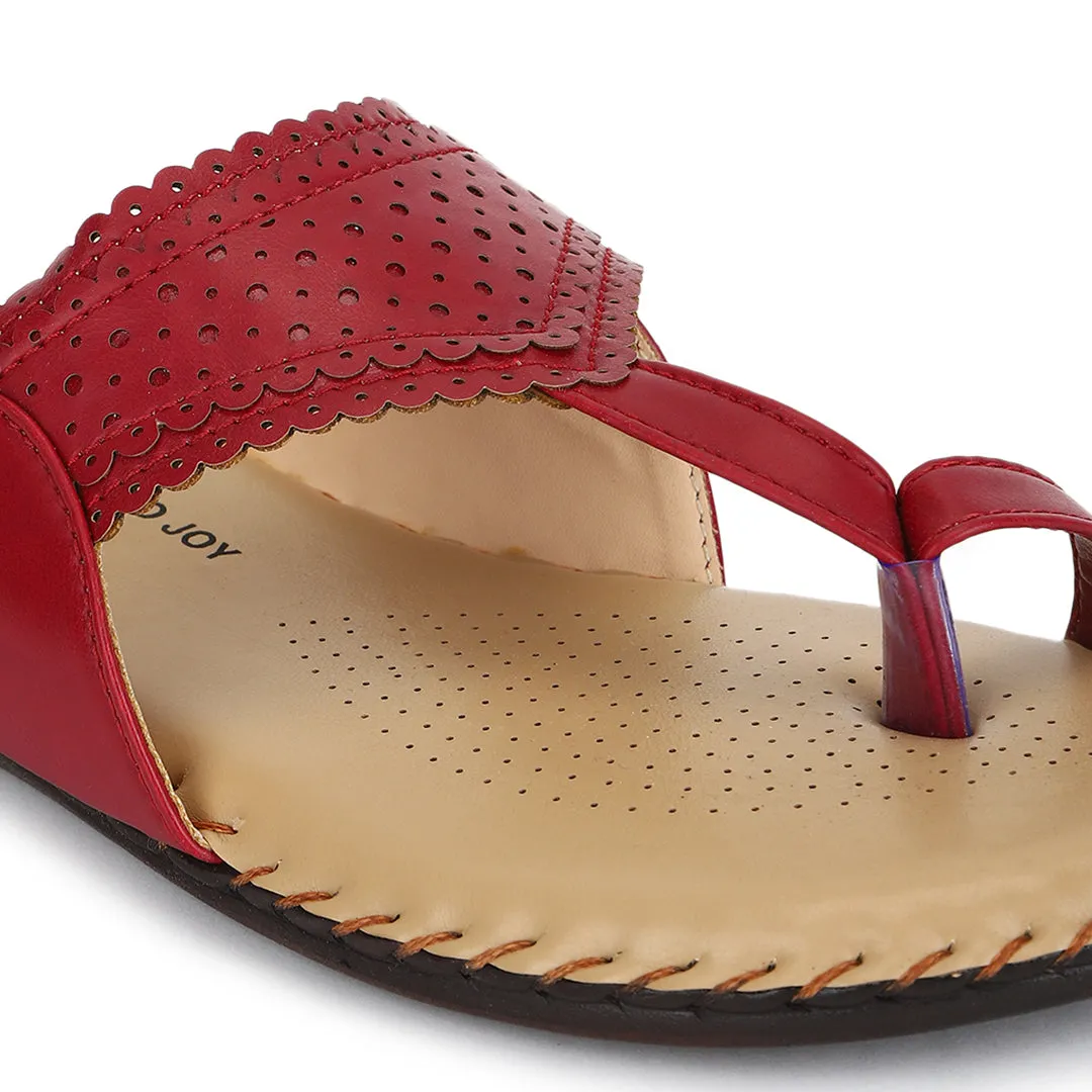 ORTHO JOY Soft Fancy Footwear Comfortable Chappal for women