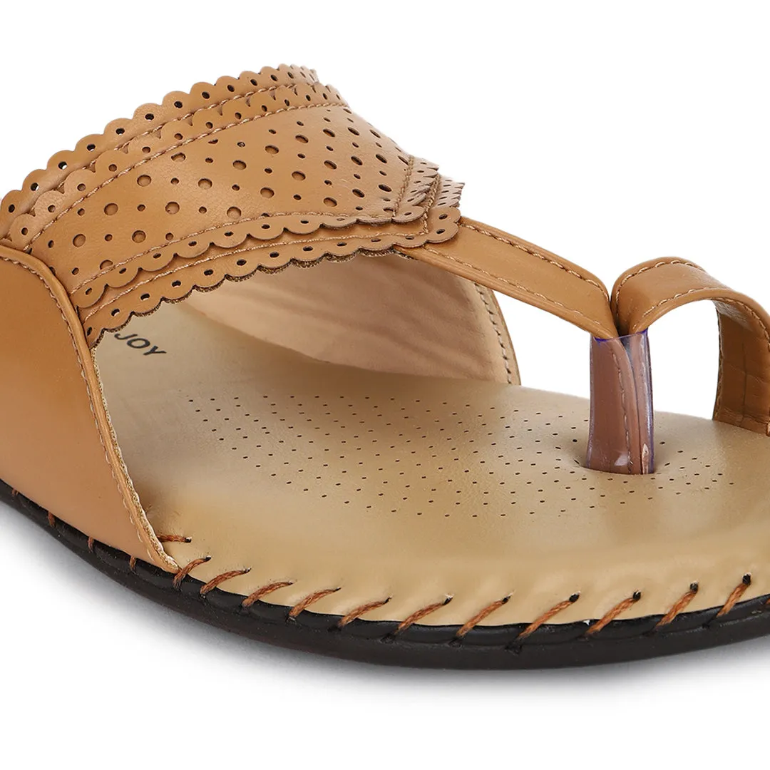 ORTHO JOY Soft Fancy Footwear Comfortable Chappal for women